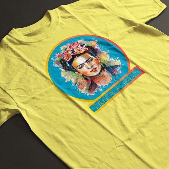 Frida Kahlo Graphic Tee Vintage Art Shirt Retro Style Unisex Fast Shipping S-2XL - Picture 1 of 1